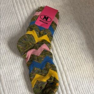 Missoni Multicolor Zigzag Socks size M